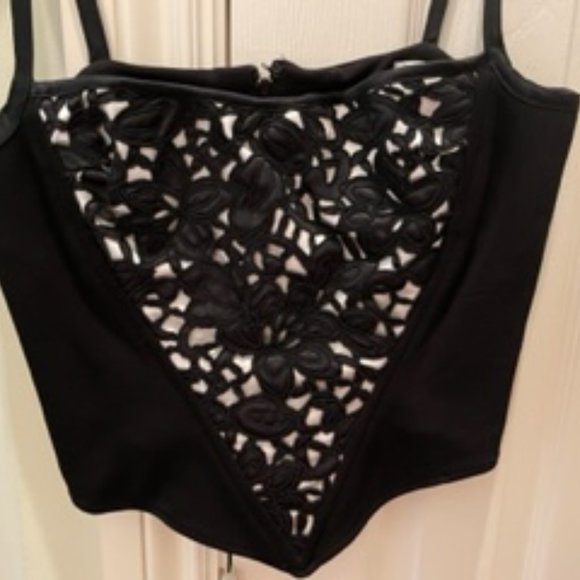 Black and white Cami stretch with zipper - Picture 2 of 4